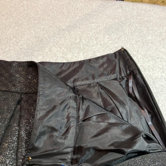 Kate Spade black shimmer jacquard skirt - Picture 5 of 6